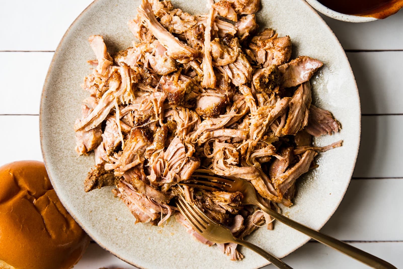 cerdo desmigado para la maiale tirato de alberobello