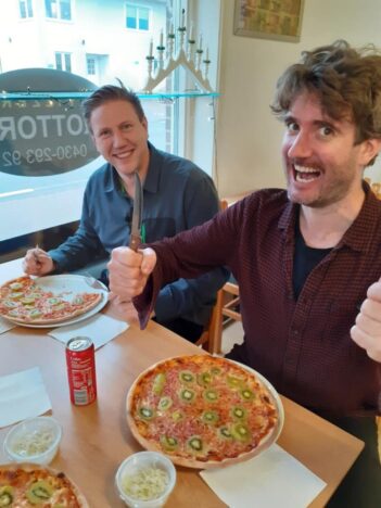 pizza kiwi sale cara