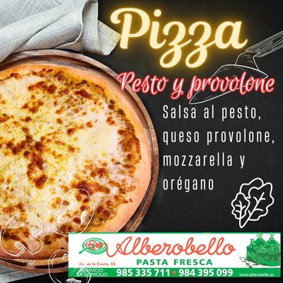 Pesto y Provolone