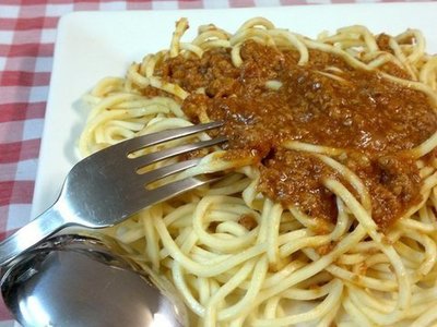 Espagueti boloñesa