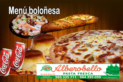 Menú boloñesa Menú boloñesa