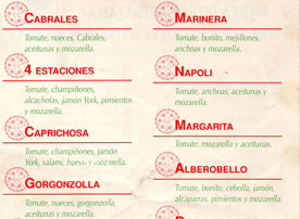 Menús